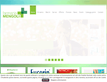 Tablet Screenshot of farmaciamengoli.com